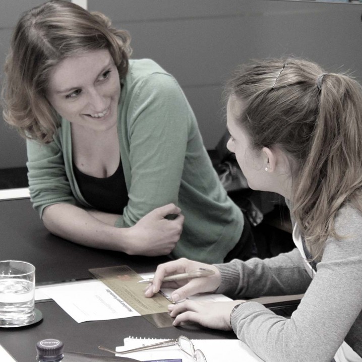 Eva Rott (GFB & Partner Marketingservices GmbH, Haar-Gronsdorf) und Bettina Mayer (Studentin, Vaterstetten).