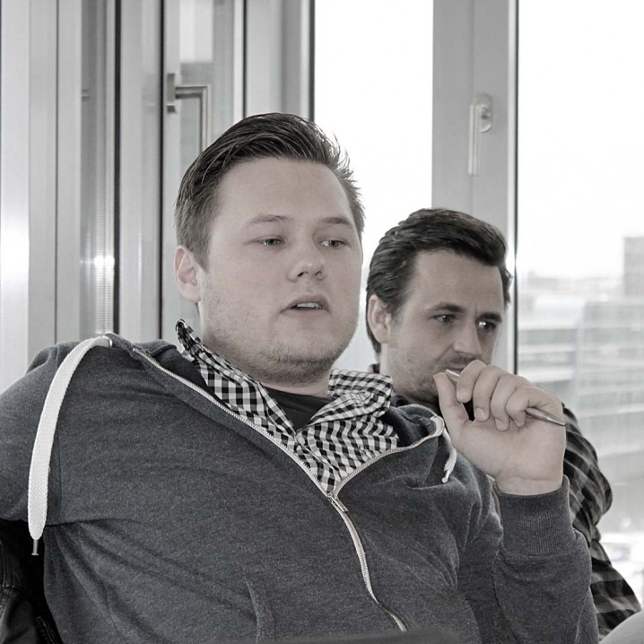 Patrik Dahm (steinzeit-mediendesign, Düsseldorf) und Nico von Nordheim (steinzeit-mediendesign, Düsseldorf).
