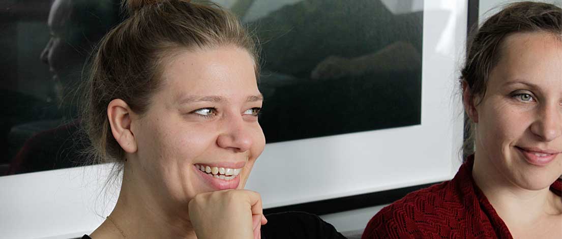 Hannah Disselhorst (TOS, Tübingen). Typoakademie, Seminar »Typografie im Grafik- und Kommunikationsdesign« und Workshop »Schriftmischung« am 5.–6. Juni 2015 in Berlin. Foto: Wolfgang Beinert, Berlin.